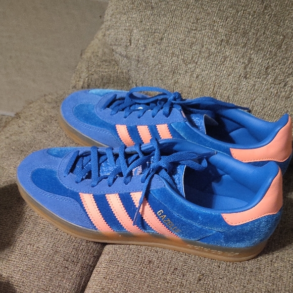 adidas Other - Adidas Gazelle Blue and Pink Sneakers